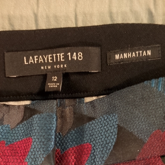 Lafayette 148 New York Multicolor Patterned Garment - Picture 2 of 9